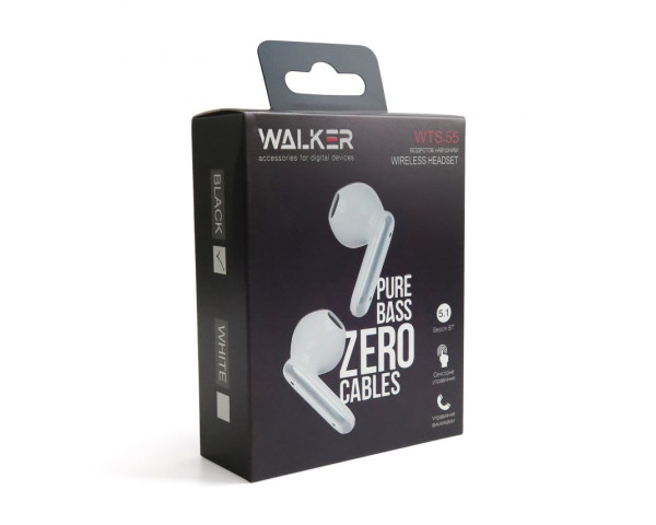 Наушники Bluetooth WALKER WTS-55 black