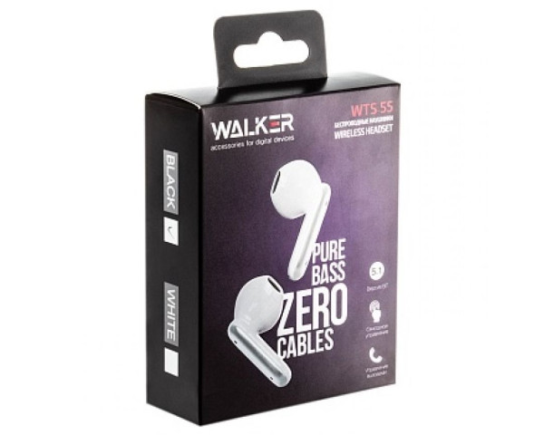 Наушники Bluetooth WALKER WTS-55 ivory