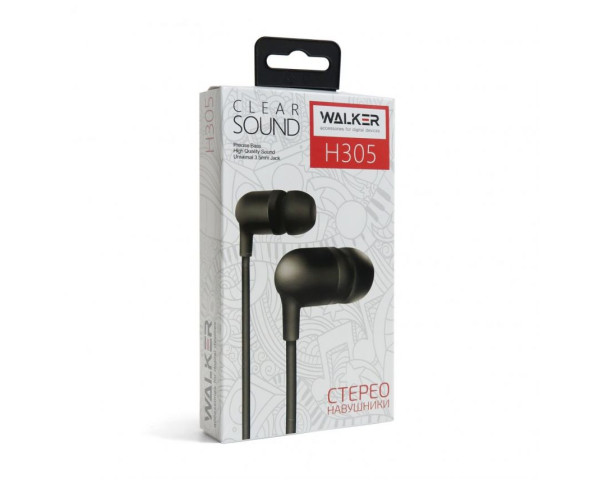 Наушники WALKER H305 black
