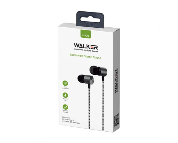 Навушники WALKER H320 black/grey