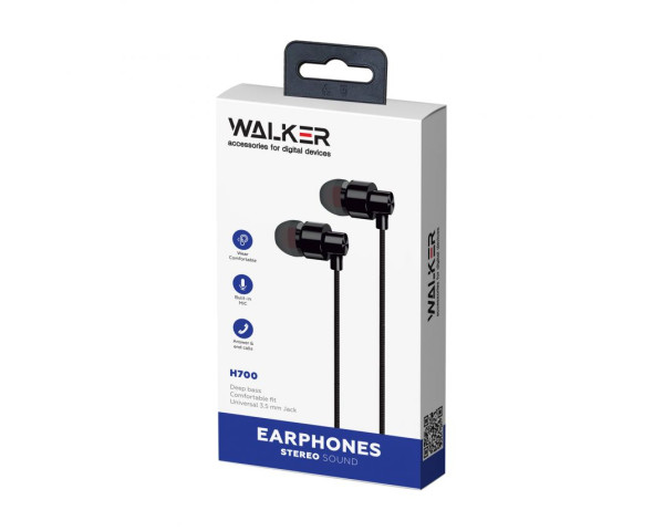 Навушники WALKER H700 black