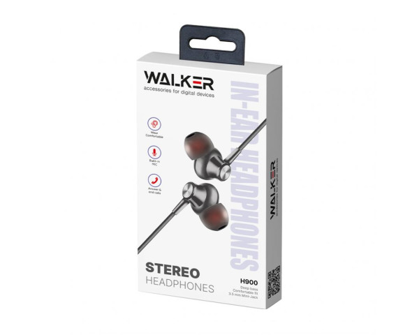 Навушники WALKER H900 red
