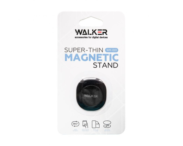Держатель-кольцо WALKER WR-001 black