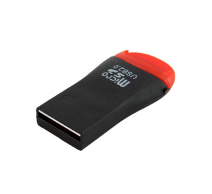 Кардрідер WALKER WCD-06 microSD black/red