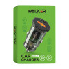 Автомобільний зарядний пристрій (адаптер) WALKER WCR-61 PD_30W / QC3.0_24W прозорий