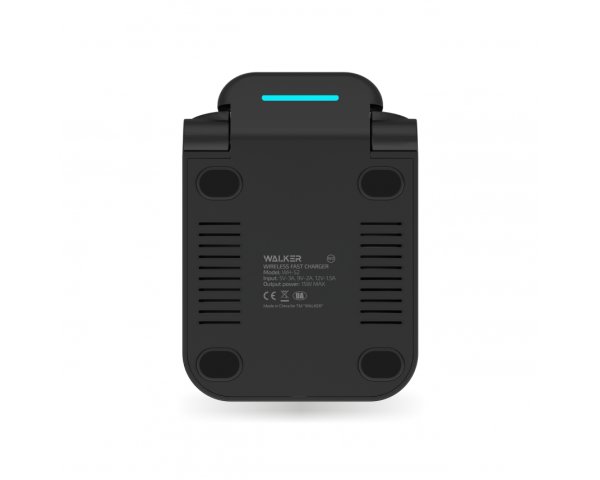 Бездротовий зарядний пристрій WALKER WH-52 15W black