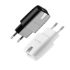 Мережевий зарядний пристрій (адаптер) 2в1 WALKER WH-21 1USB / 2.1A + Type-C white