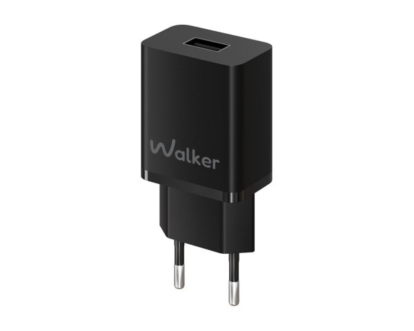 Мережевий зарядний пристрій (адаптер) WALKER WH-26 1USB / 2.1A black