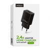 Мережевий зарядний пристрій (адаптер) WALKER WH-26 1USB / 2.1A black