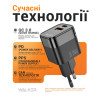 Сетевое зарядное устройство (адаптер) WALKER WH-43 18W black