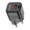 Сетевое зарядное устройство (адаптер) WALKER WH-43 18W black
