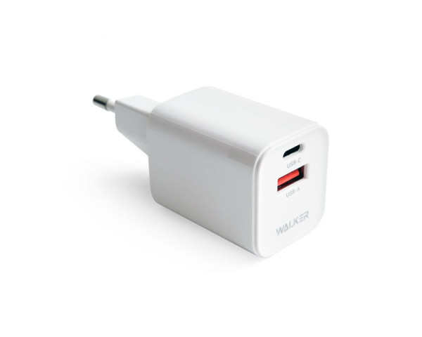 Мережевий зарядний пристрій (адаптер) WALKER WH-43 18W white