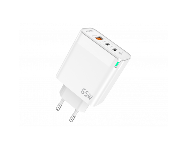 Мережевий зарядний пристрій (адаптер) WALKER WH-45 65W white