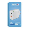 Мережевий зарядний пристрій (адаптер) WALKER WH-45 65W white