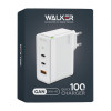 Мережевий зарядний пристрій (адаптер) WALKER WH-47 100W white