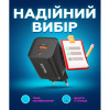Мережевий зарядний пристрій (адаптер) WALKER WH-60 GAN PD_30W / QC_18W / 30W Max black