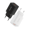 Сетевое зарядное устройство (адаптер) WALKER WH-60 GAN PD_30W / QC_18W / 30W Max white