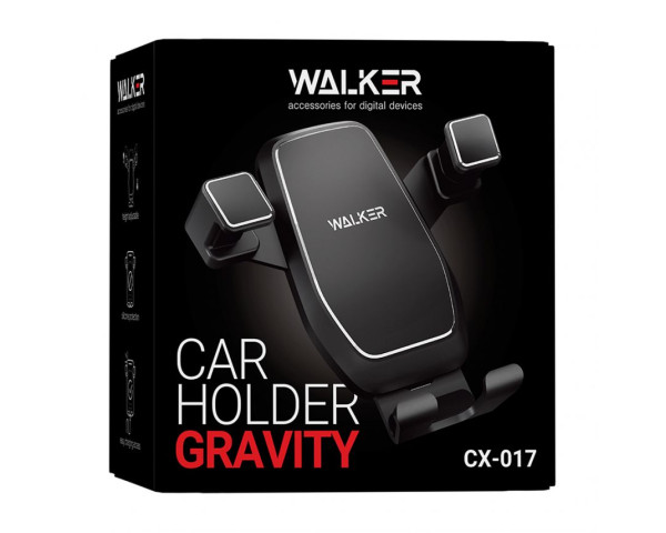 Автотримач WALKER CX-017 Gravity black