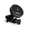 Автотримач WALKER CX-055 Magsafe 15W магнітний у вент решітку з функцією бездротового заряджання black