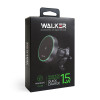 Автотримач WALKER CX-055 Magsafe 15W магнітний у вент решітку з функцією бездротового заряджання black