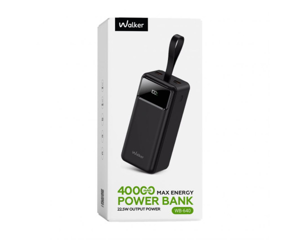 Power Bank WALKER WB-640 40000mAh black