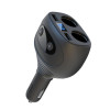 Автомобільний зарядний пристрій (адаптер) 4в1 XO CC41 2USB / 6A black