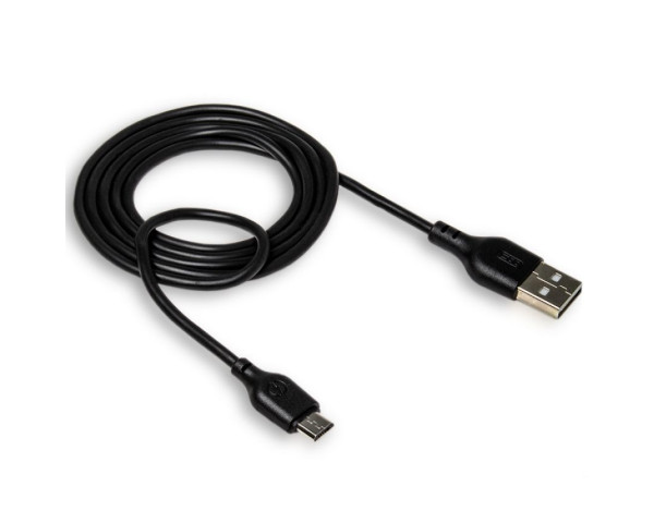 Кабель USB XO NB103 2.1A Quick Charge Micro 1m прогумований black