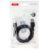 Кабель USB XO NB103 2.1A Quick Charge Micro 2m прогумований black