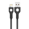 Кабель USB XO NB107 Lightning Quick Charge 2.1A black
