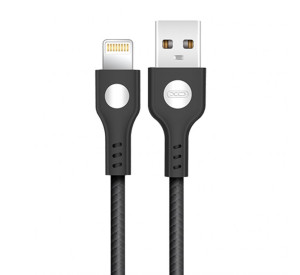Кабель USB XO NB107 Lightning Quick Charge 2.1A black
