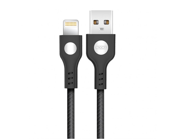 Кабель USB XO NB107 Lightning Quick Charge 2.1A black
