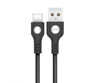 Кабель USB XO NB107 Type-C Quick Charge 2.1A black