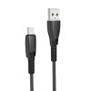 Кабель USB XO NB135 Micro Quick Charge 2.4A graphite