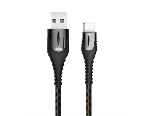 Кабель USB XO NB138 Micro Quick Charge 2.4A black