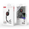 Кабель USB 3в1 XO NB142 Type-C/Micro/Lightning 2.4A black
