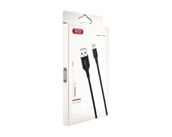 Кабель USB XO NB143 1м Type-C плетеный black