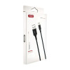 Кабель USB XO NB143 2м Type-C плетеный black