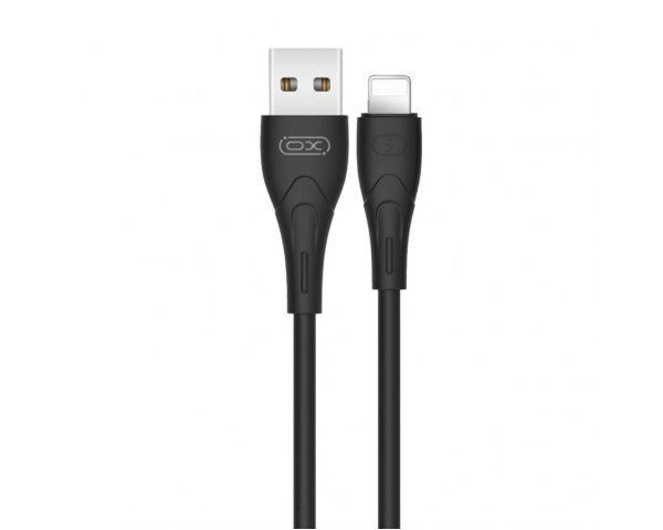 Кабель USB XO NB146 Lightning прогумований black