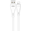 Кабель USB XO NB146 Lightning прогумований white
