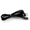 Кабель USB XO NB150 Type-C прогумований плоский black