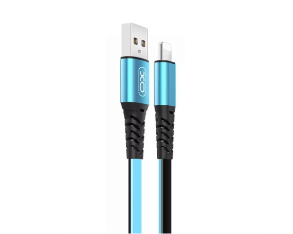 Кабель USB XO NB154 Lightning 2A blue