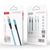 Кабель USB XO NB154 Lightning 2A blue