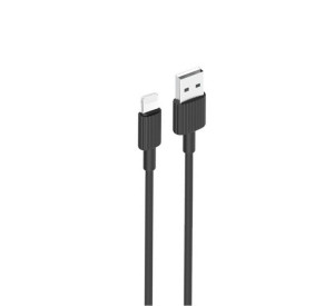 Кабель USB XO NB156 Lightning 2.4A black