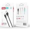 Кабель USB XO NB156 Micro 2.4A black