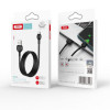 Кабель USB XO NB169 Lightning Quick Charge 2A black