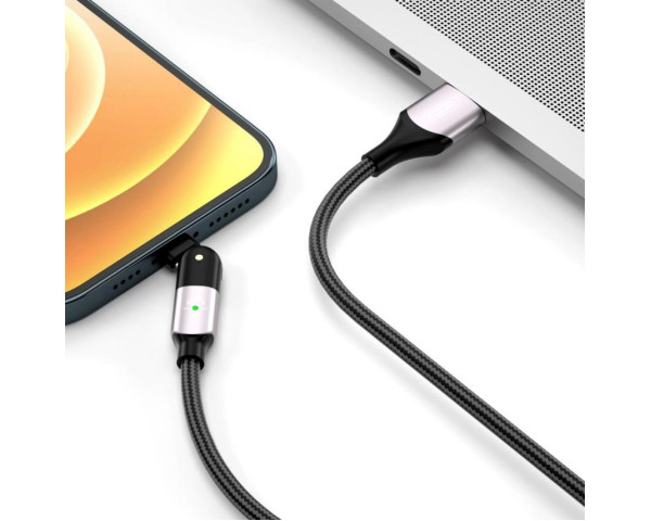 Кабель USB XO NB176 Lightning Quick Charge 2.4A 1.2м black