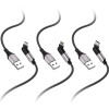 Кабель USB XO NB176 Lightning Quick Charge 2.4A 1.2м black