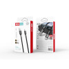 Кабель USB XO NB182 2.4A Quick Charge Type-C 1m тканинний black
