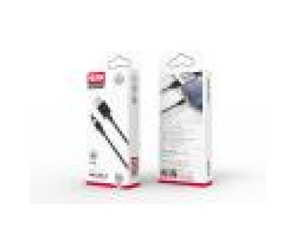 Кабель USB XO NB187 Lightning Magnetic 2.1A black