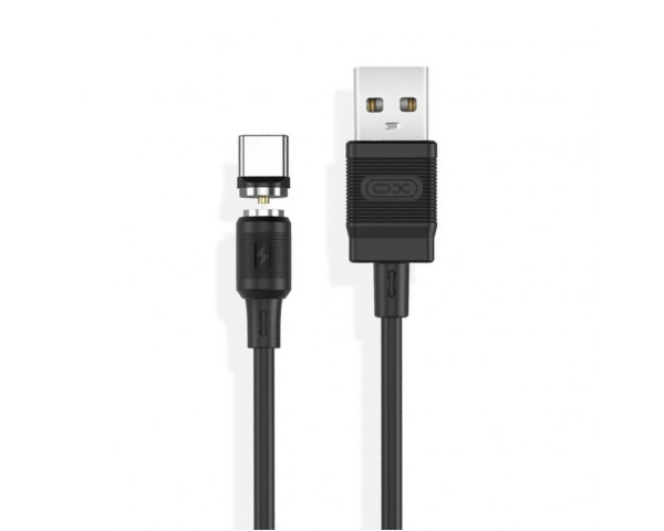 Кабель USB XO NB187 Type-C Magnetic 2.1A black